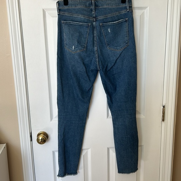 Abercrombie and Fitch Button Fly Skinny Jean - Size 6 R / 28 - Picture 5 of 5